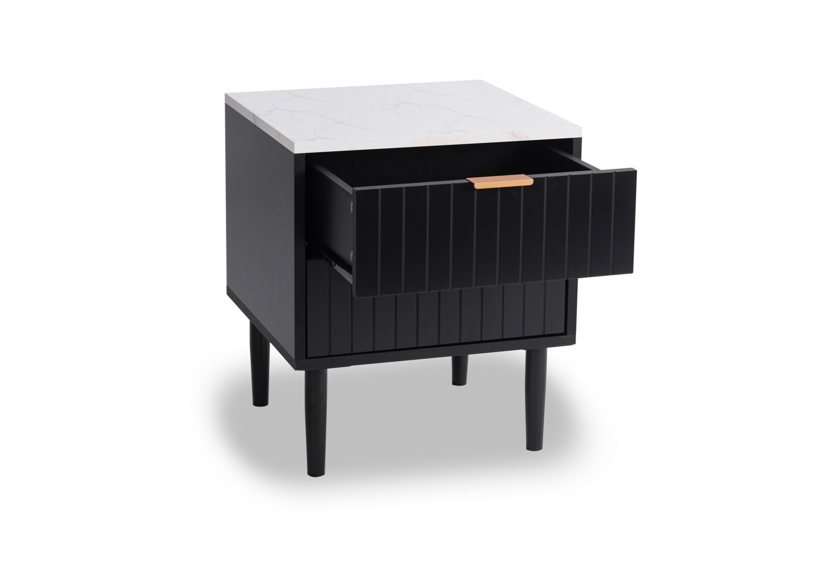 SHAW - 2 Drawer Bedside SHAW