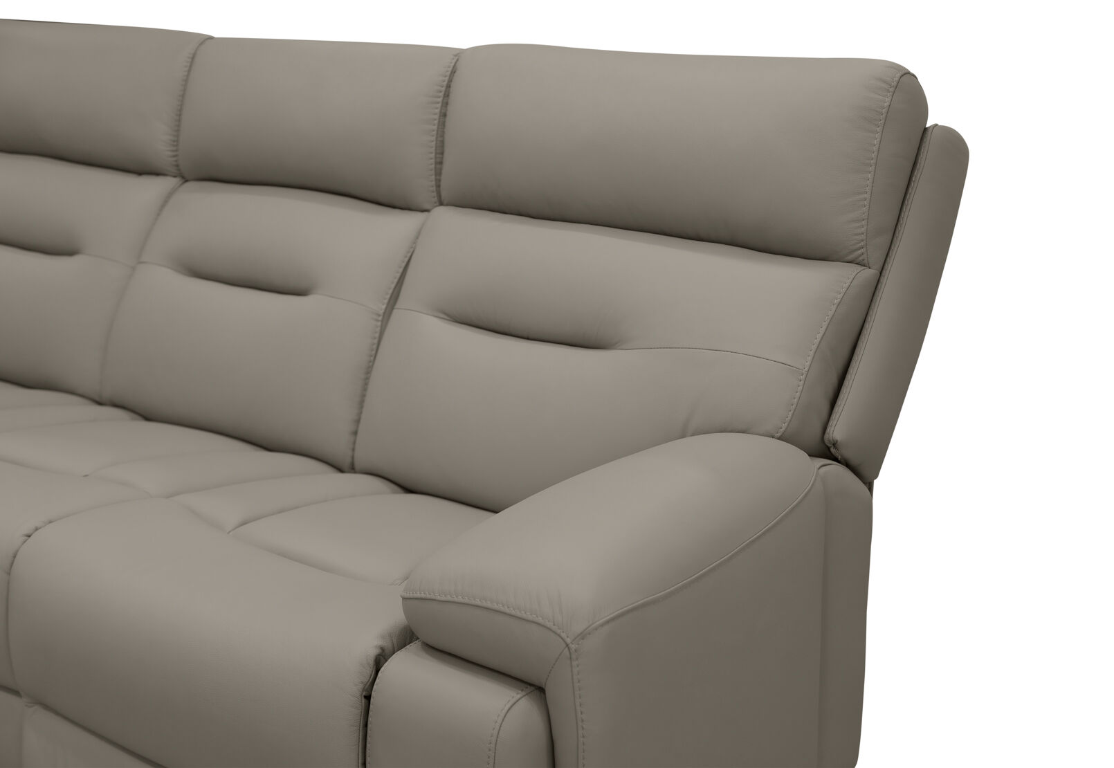 HOLLYWOOD LEATHER - 3 Seater with 2 inbuilt Electric Recliners HOLLYWOOD LEATHER