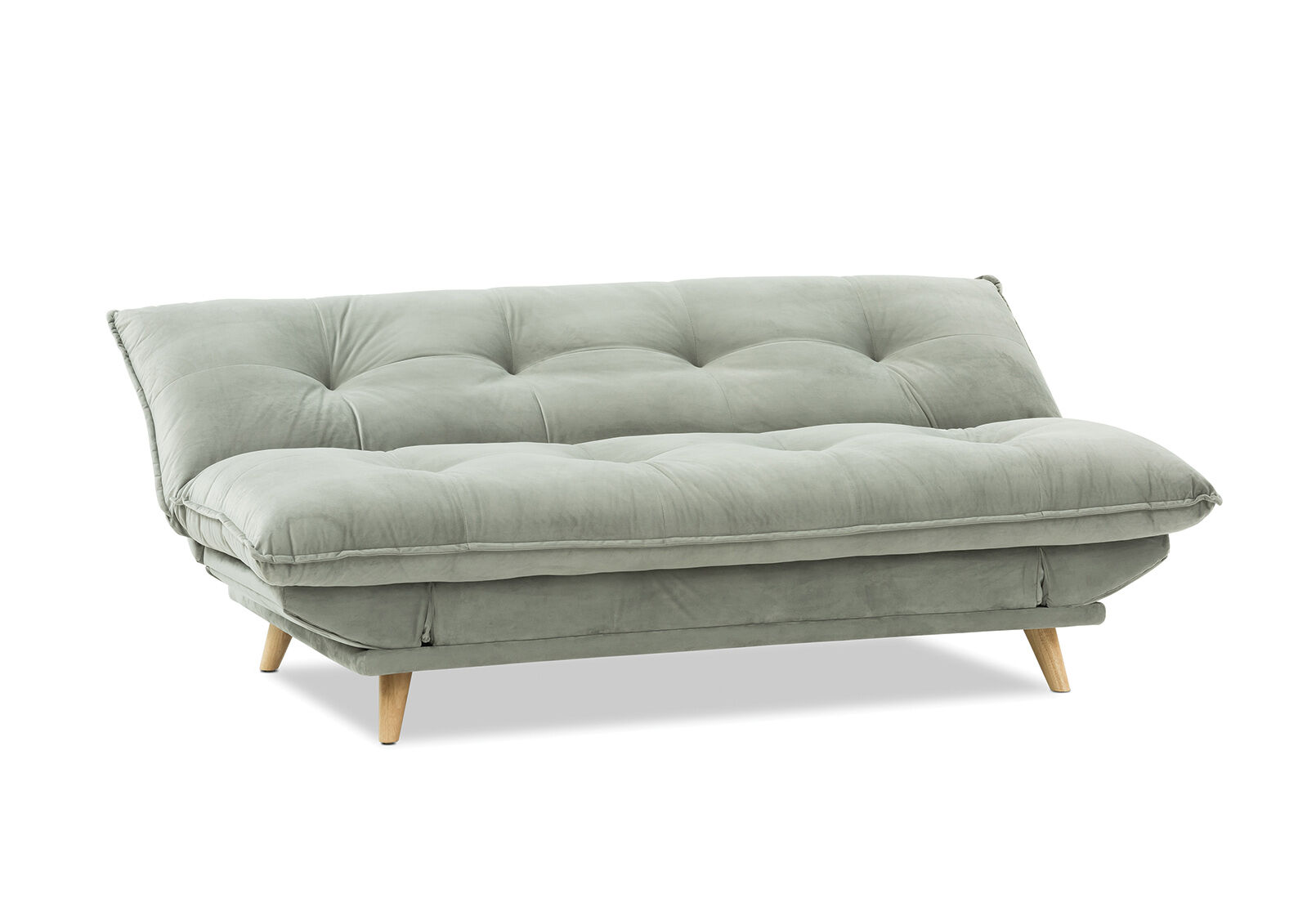 GREY PERCY Fabric Click Clack Sofa Bed