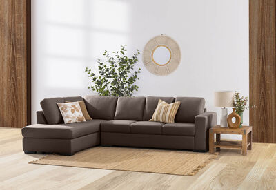 KIRBY - Fabric 4 Seat Left Hand Facing Chaise