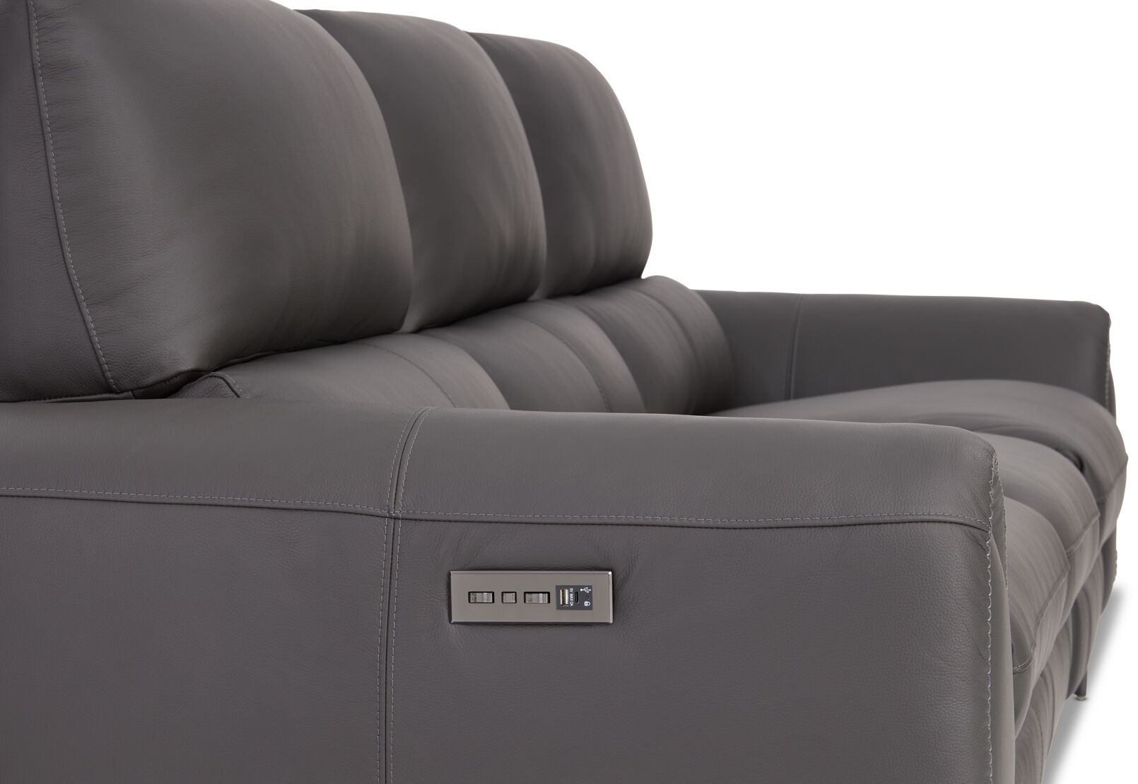 DOMINICO LEATHER - 3 Seater Electric Recliners DOMINICO LEATHER