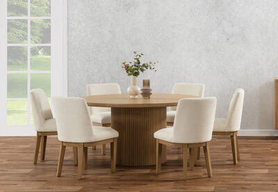 MIRAN - 7 Piece 1500 Dining Suite with Cora Dining Chairs