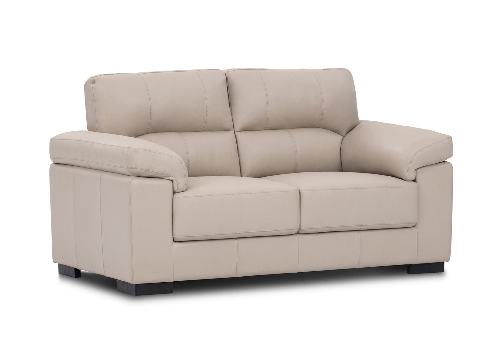 Amart black hotsell leather lounge