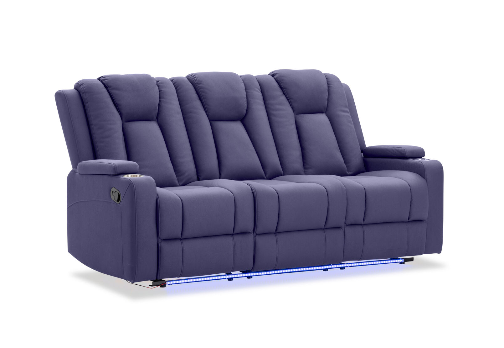 TRAVIS FABRIC - 3 Seater with Recliners TRAVIS FABRIC