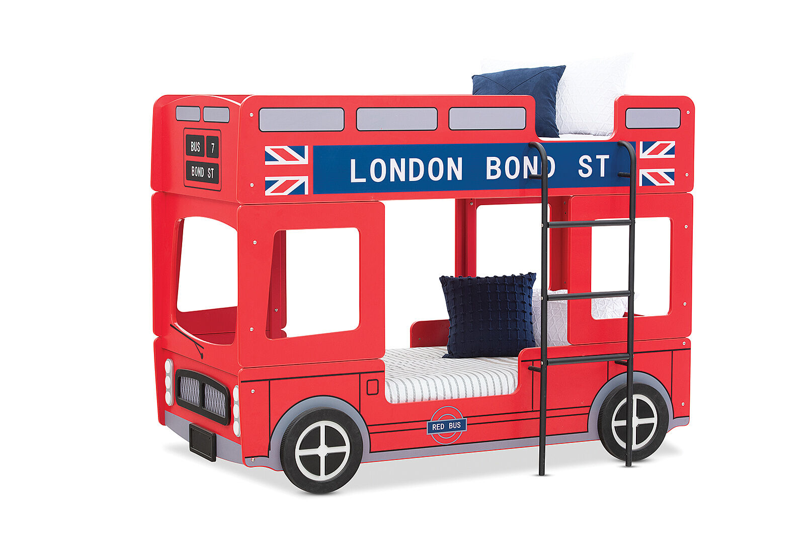 RED LONDON BUS Bunk Bed Amart Furniture