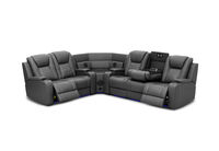 SENTINAL MK2 LEATHER - 5 Piece Corner with RHF 3 Seater SENTINAL MK2 LEATHER