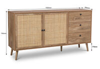 BERRY - 2 Door 3 Drawer Buffet BERRY