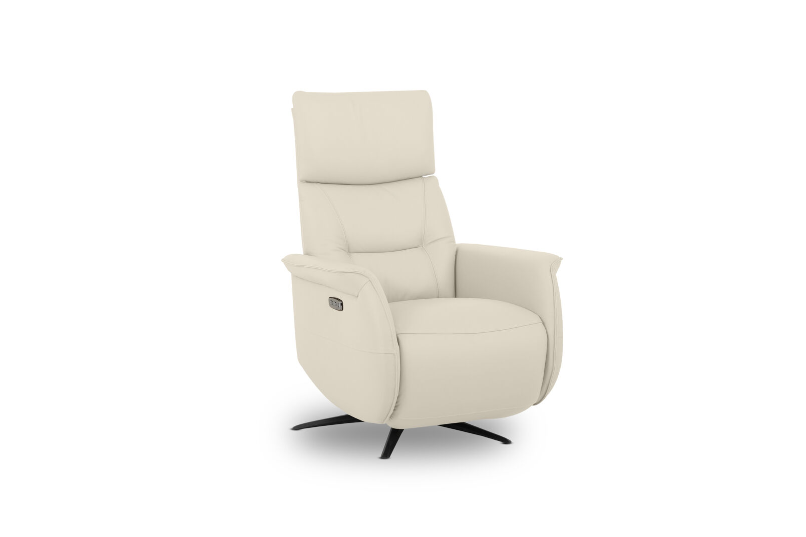 LENNY LEATHER - Swivel Deluxe Electric Recliner LENNY LEATHER