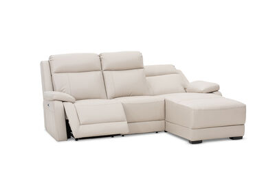 SAN MARCO - Leather 3 Seater Right-Hand Facing Chaise