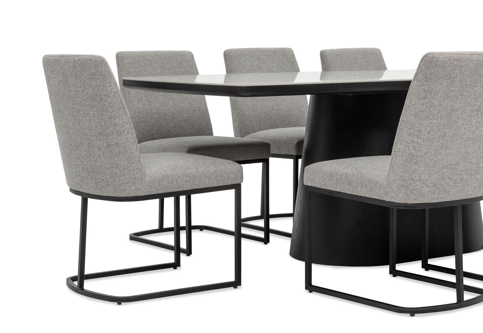 DORVAL - 9 Piece Dining Suite with Nevis Chairs DORVAL