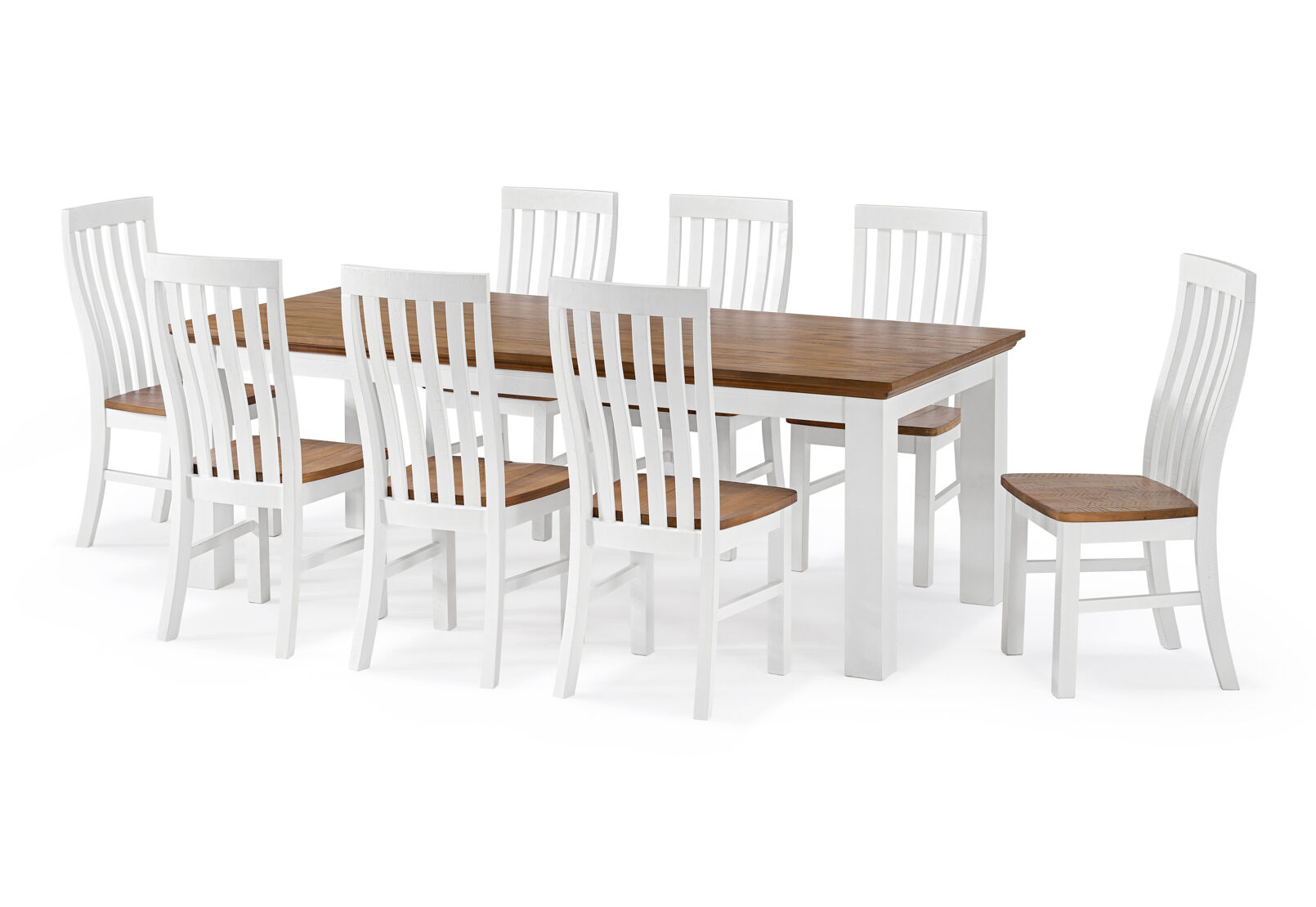 CHARLSBOURG - 9 Piece 2200 Dining Suite CHARLSBOURG