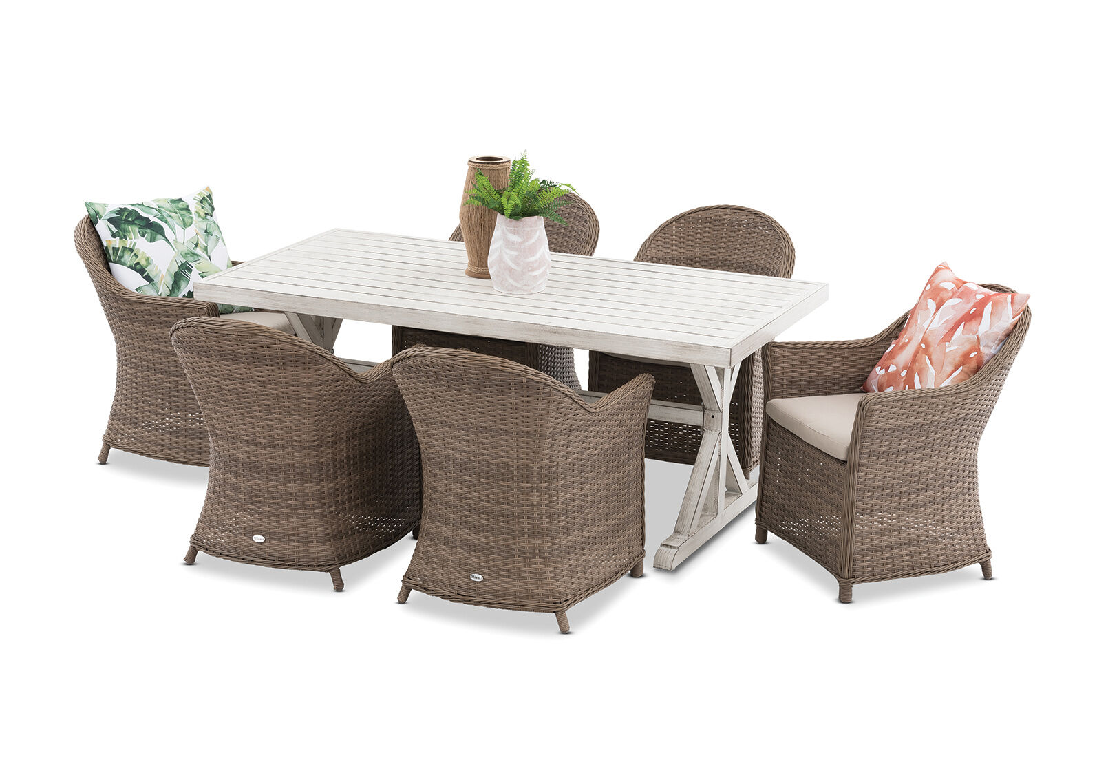 MIAMI - 7 Piece Outdoor Dining Setting. MIAMI
