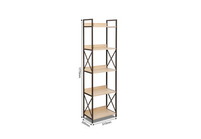 DUNN - 5 Tier Bookcase