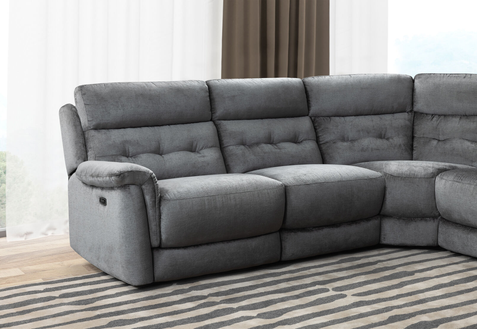 OBERTO FABRIC - Corner Lounge OBERTO FABRIC