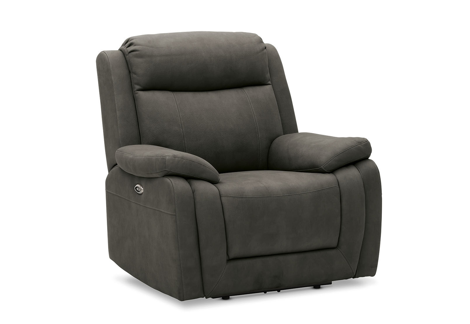 GREY SAN MARCO Fabric Electric Recliner