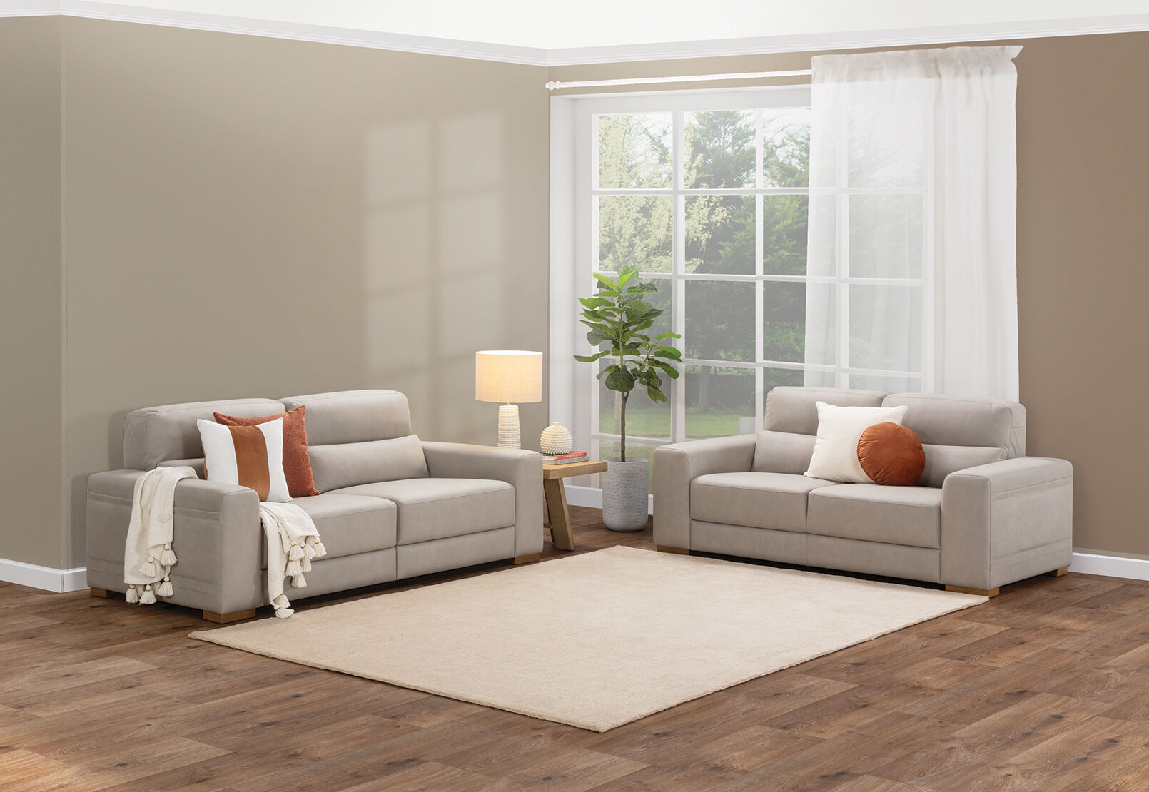 ELLYSE FABRIC - 2.5 Seater Sofa ELLYSE FABRIC