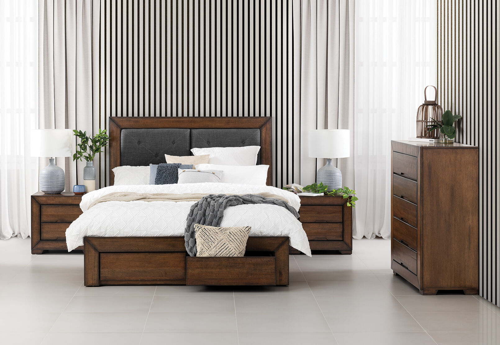 Boulder 4 Piece King Tall Chest Bedroom Suite Amart