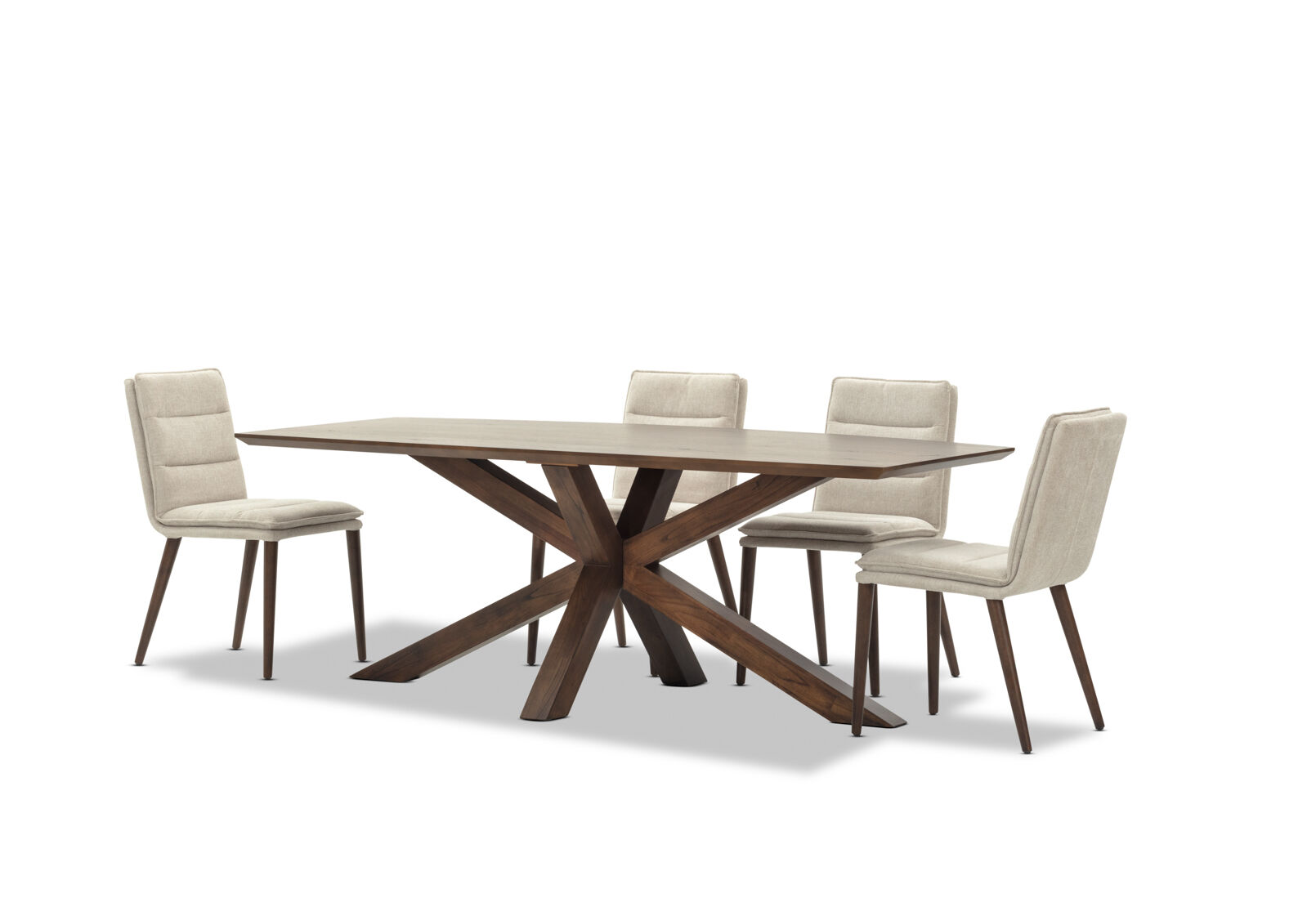 AUGUSTUS - 7 Piece Suite with Aslan Dining Chairs AUGUSTUS