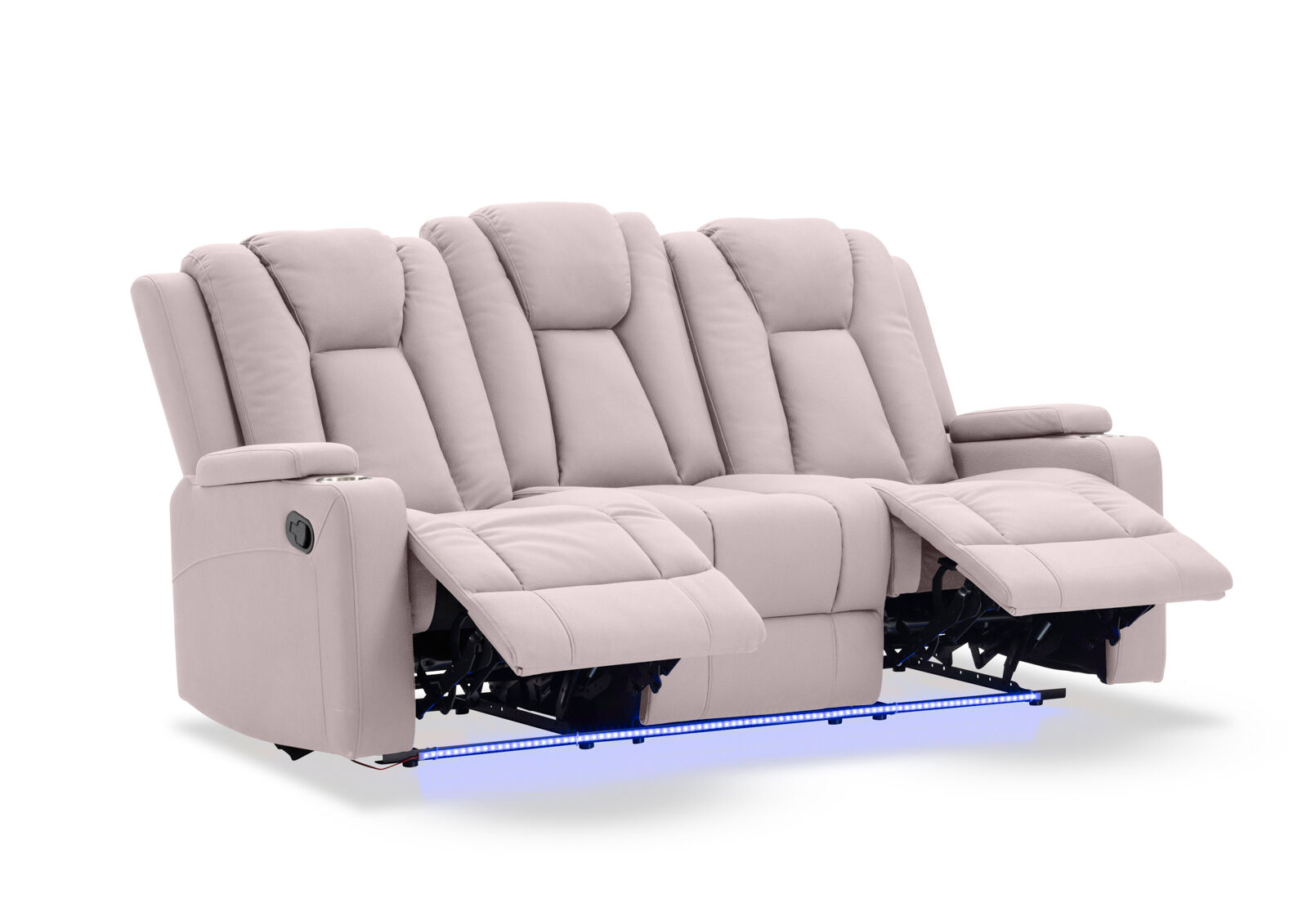 TRAVIS FABRIC - 3 Seater with Recliners TRAVIS FABRIC
