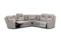 SENTINAL MK2 LEATHER - 4 Piece Corner with LHF Console SENTINAL MK2 LEATHER