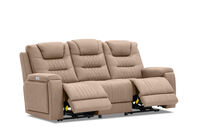 AGASSI FABRIC - 3 Seater with Dual Motor Recliner AGASSI FABRIC