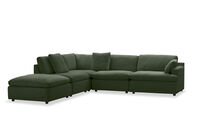 SUNNI FABRIC - 5 Piece Lounge Setting SUNNI FABRIC