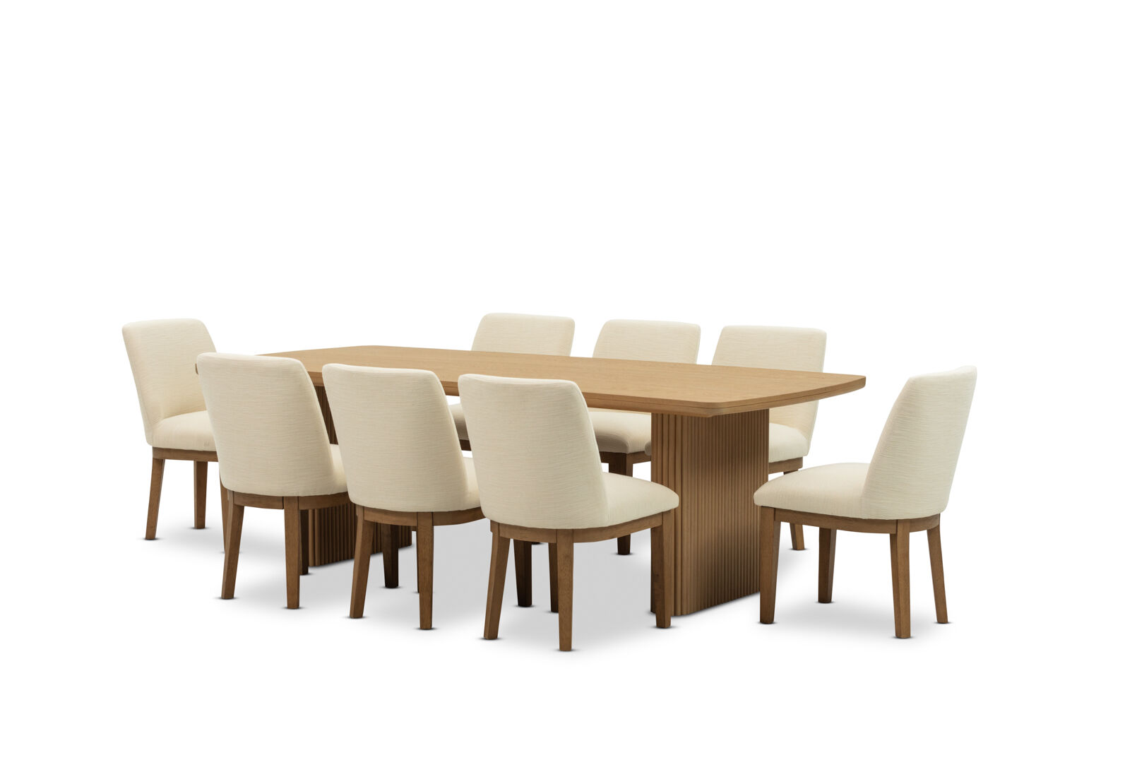 MIRAN - 9 Piece 2100 Dining Suite with Cora Chairs MIRAN