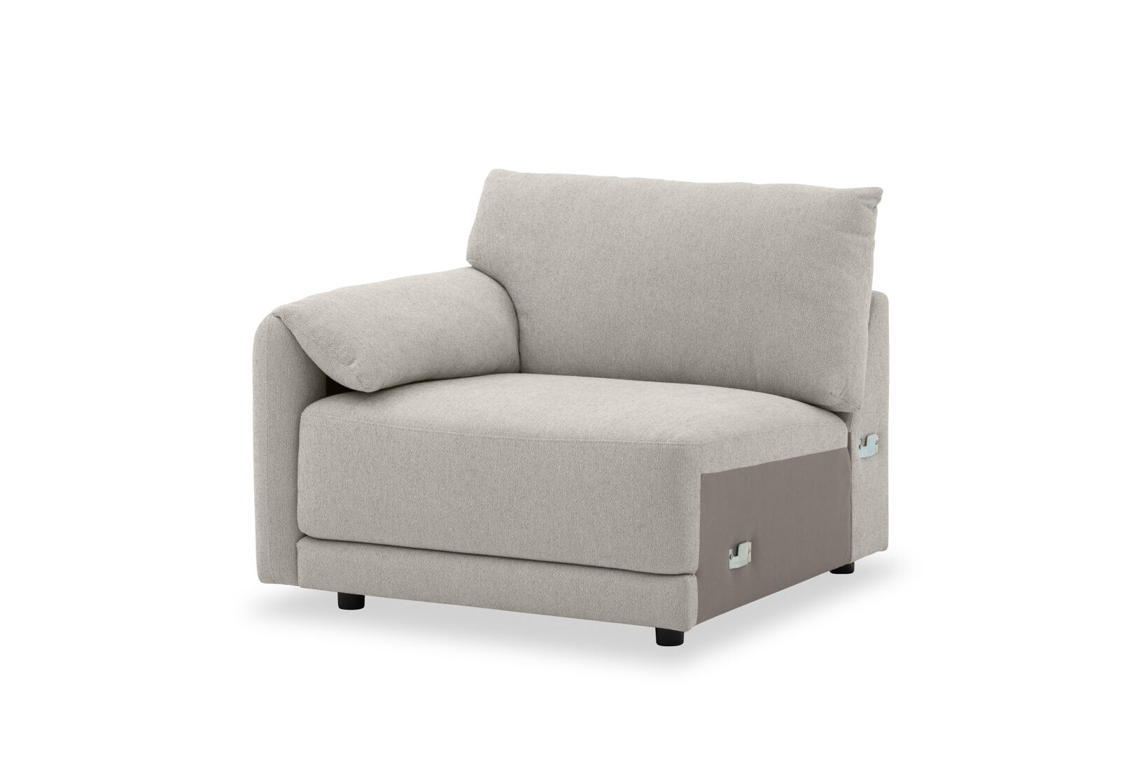 VARLEY FABRIC - Modular Left Hand Facing Chair VARLEY FABRIC