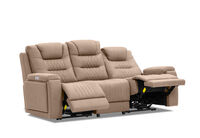 AGASSI FABRIC - 3 Seater with Dual Motor Recliner AGASSI FABRIC