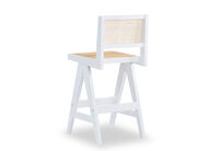 BAYLE - White Set of 2 Stools BAYLE