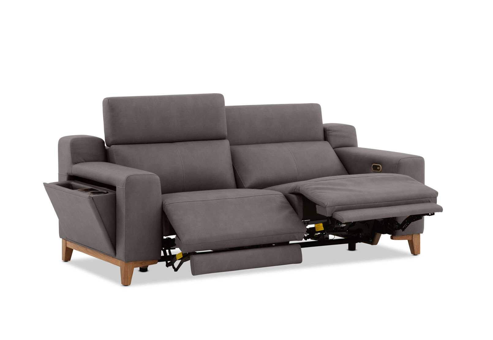 GAGE FABRIC - 2 Seater Sofa with Inbuilt Electric Recliners GAGE FABRIC