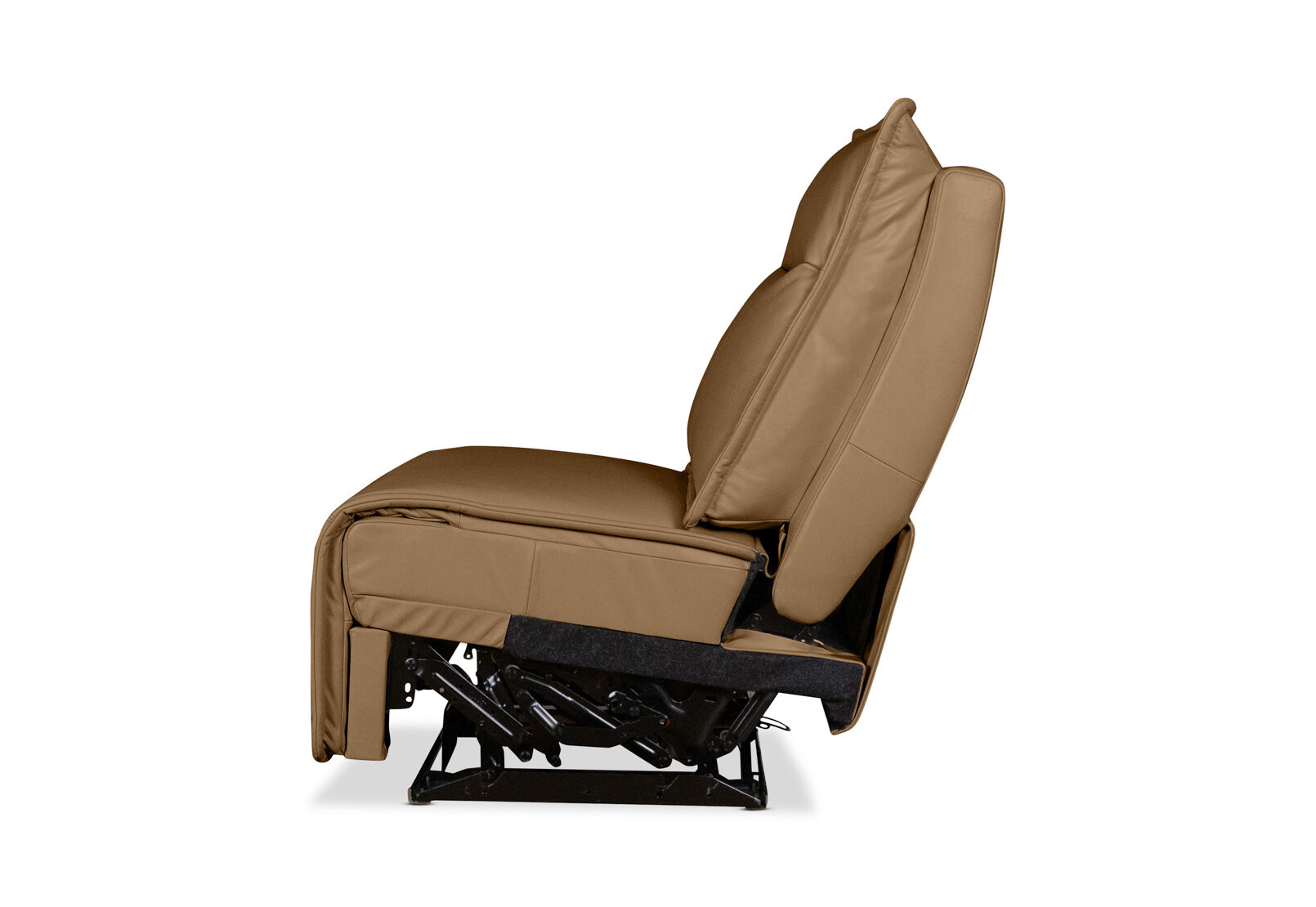 ALCINA LEATHER - Armless Electric Recliner Chair ALCINA LEATHER