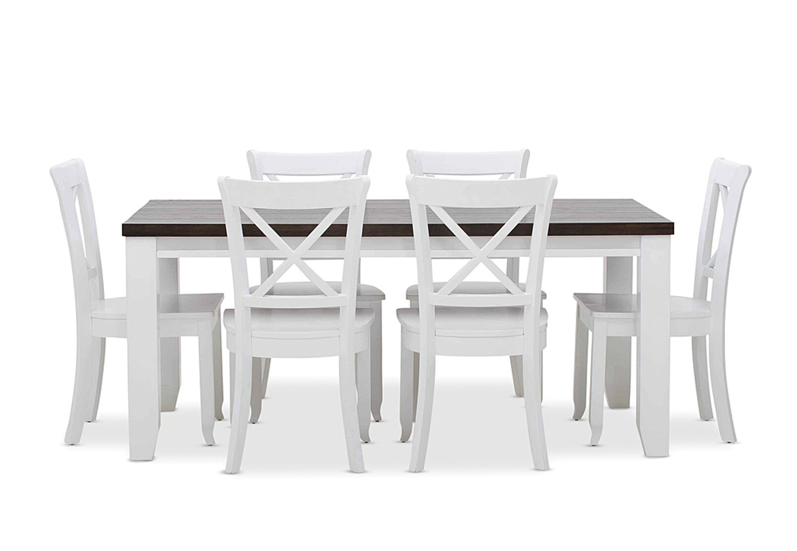 LE FRANSCHHOEK - 7 Piece Dining Suite with Clouds Dining Chairs LE FRANSCHHOEK