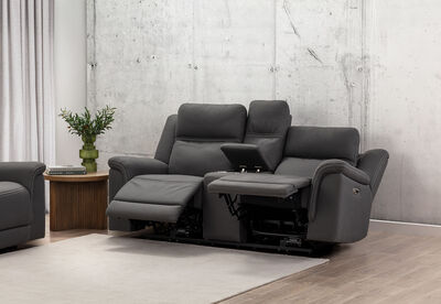 WOLFGANG FABRIC - 2 Seater Electric Recliner