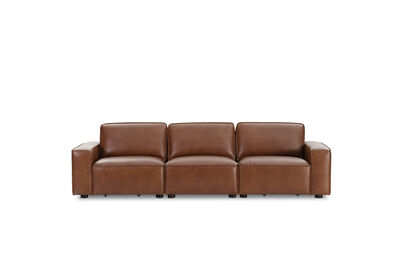 BARTELLE LEATHER - 3.5 Seater Sofa