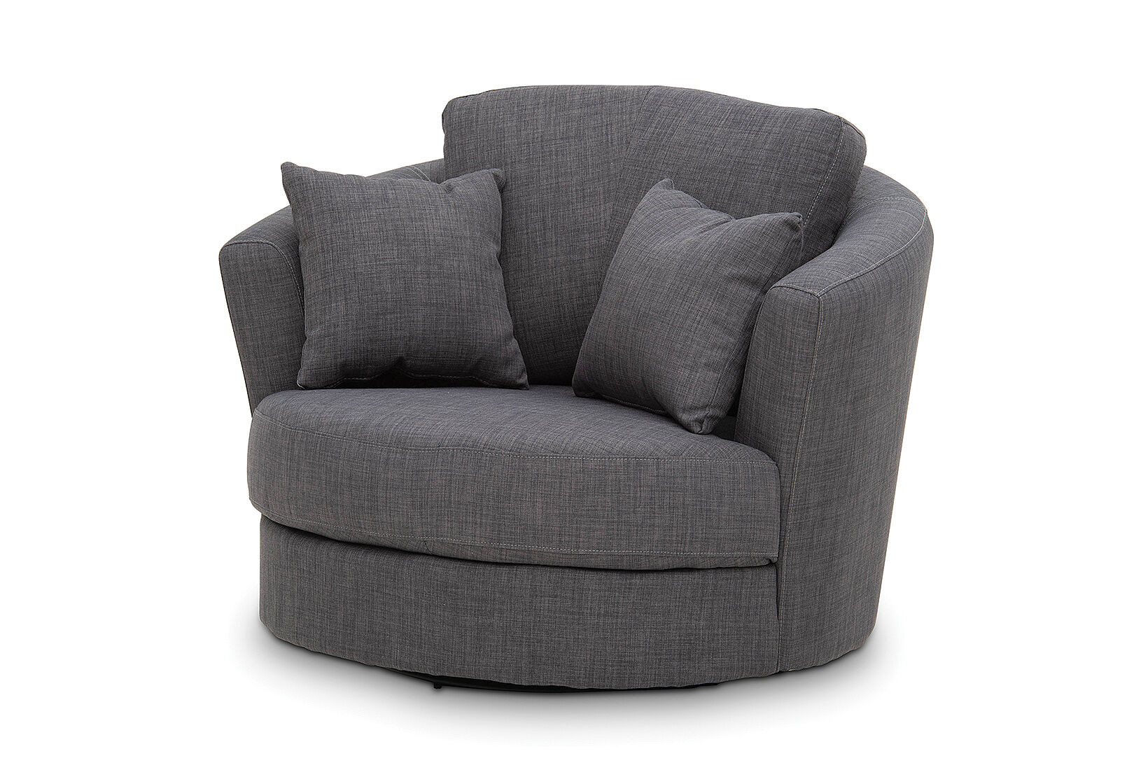 Omaha Fabric Swivel Chair Amart Furniture
