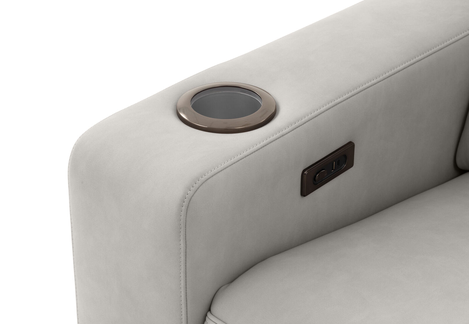 LEANDRO - LHF Arm Chair with Single Motor Recliner LEANDRO