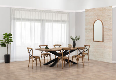 EVENDALE - 7 Piece Dining Suite with Avantee Dining Chairs.