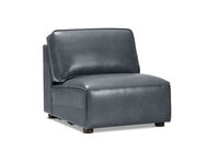 BARTELLE LEATHER - Modular Armless Chair BARTELLE LEATHER
