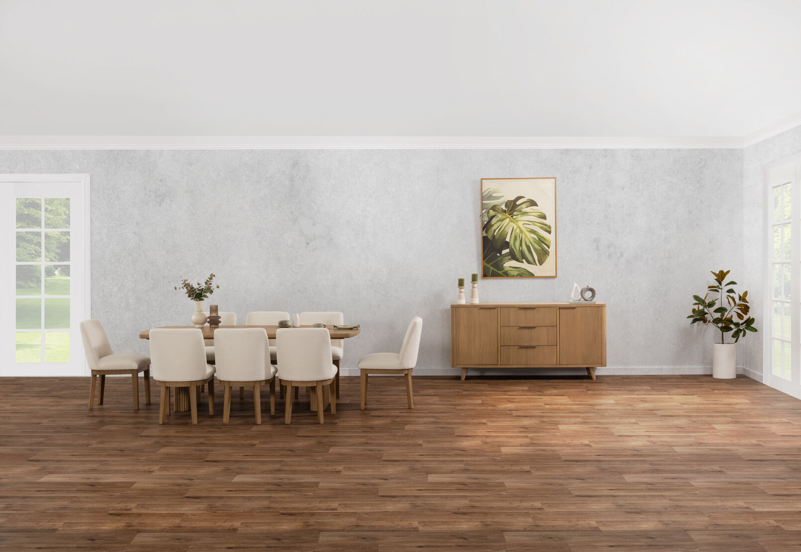 MIRAN - 9 Piece 2100 Dining Suite with Cora Chairs MIRAN
