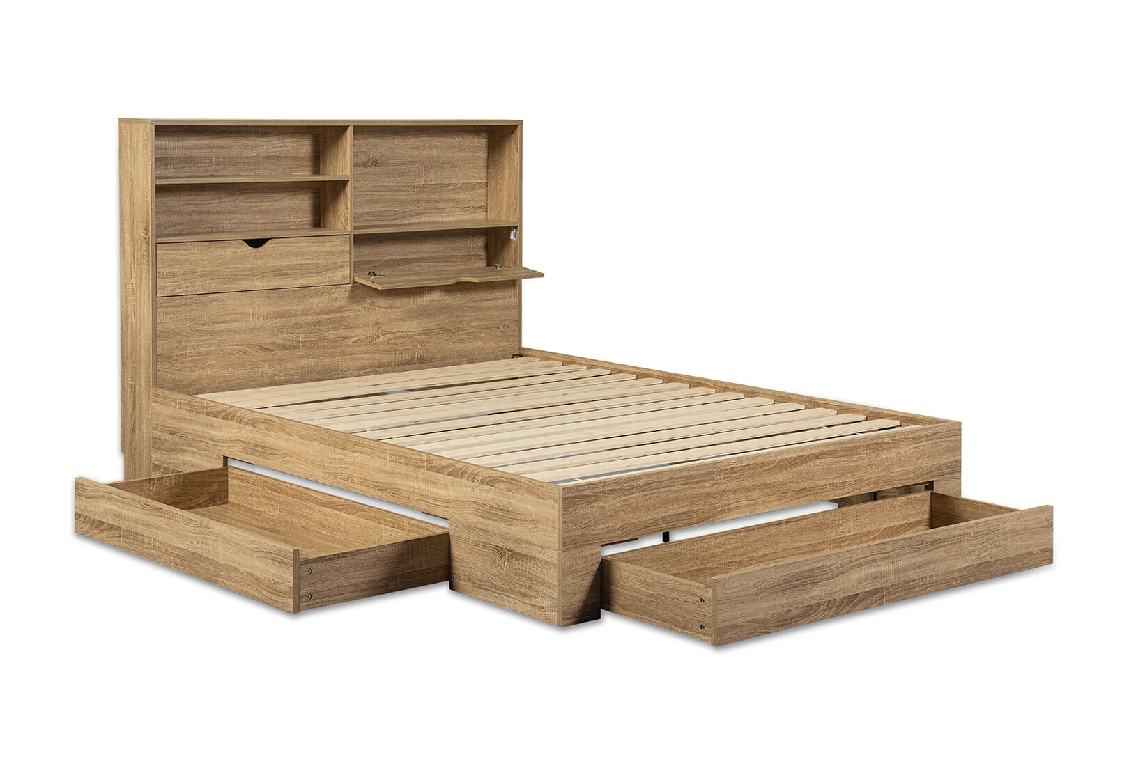 NIVA - Queen Bed with Drawers NIVA
