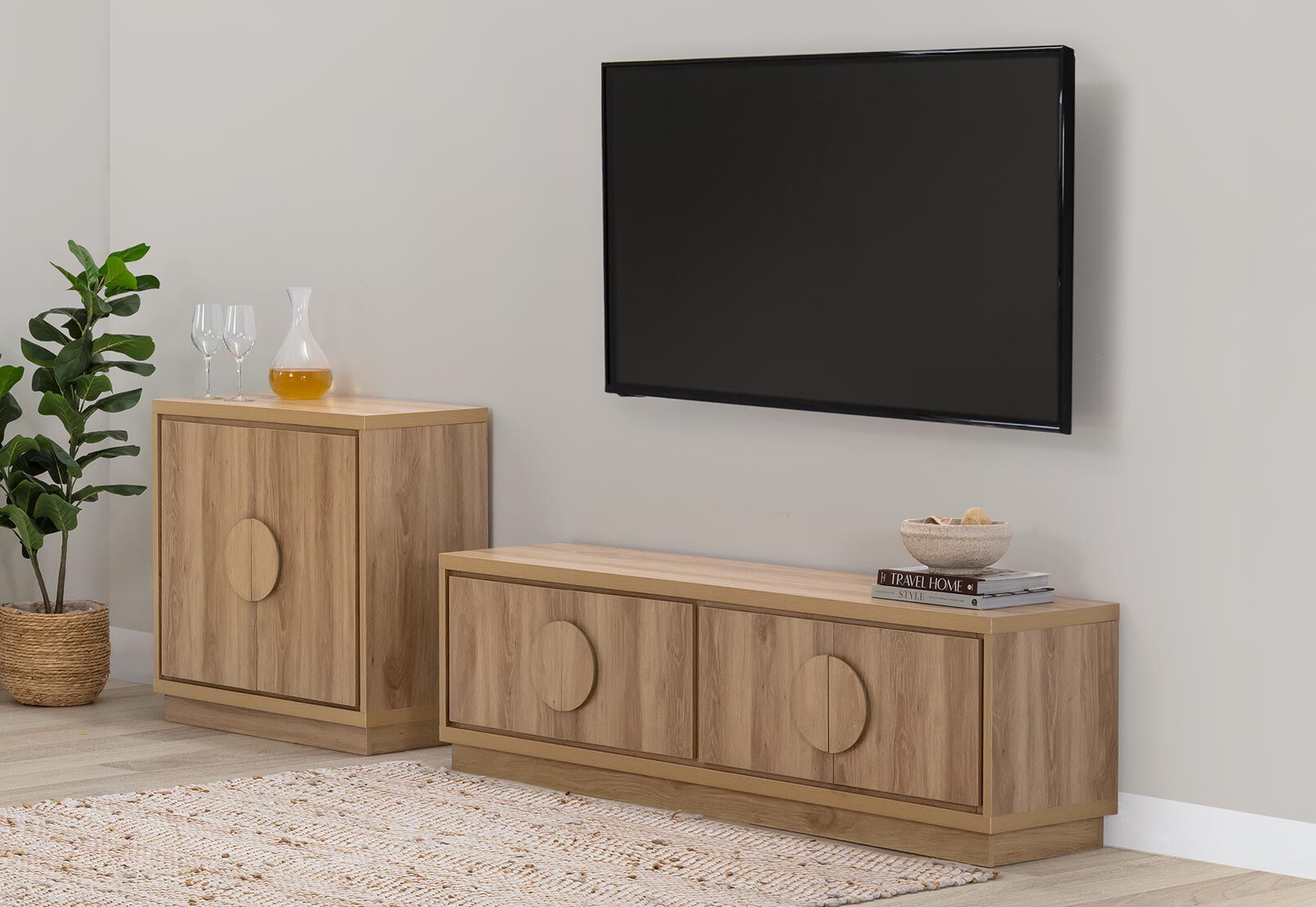 BERNAL - 4 Door Entertainment Unit BERNAL