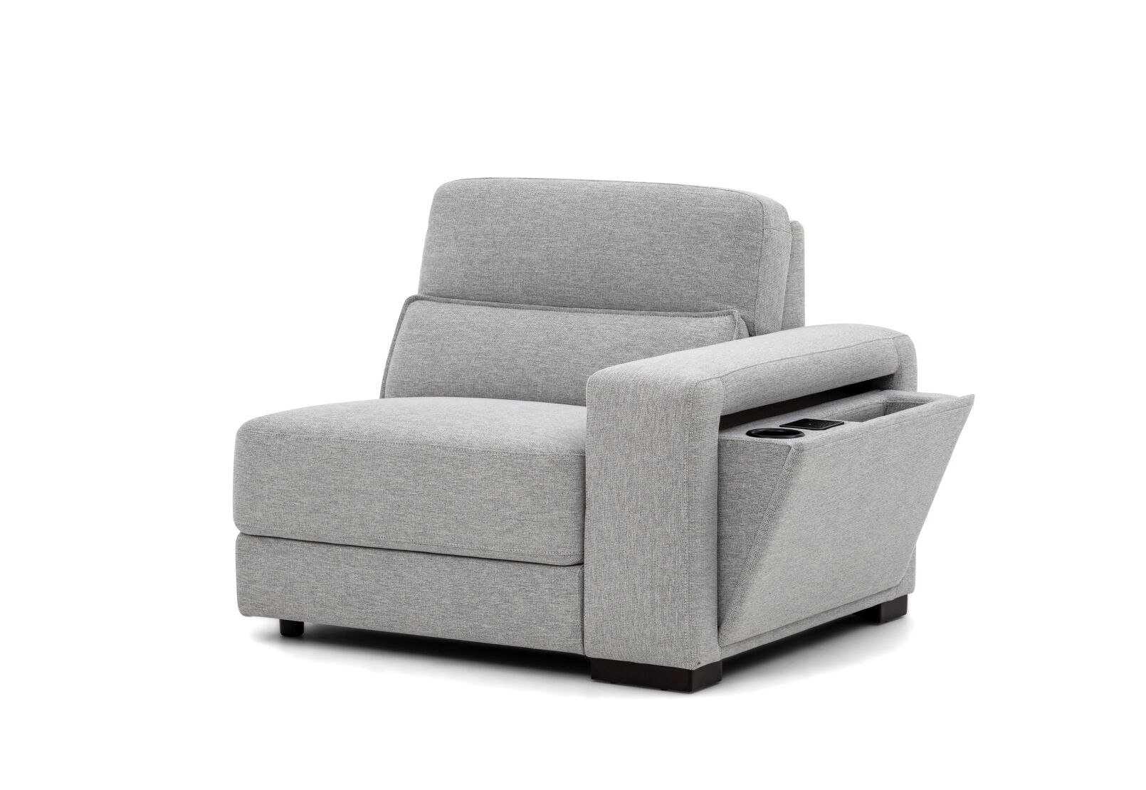 ELISEO FABRIC - 4 Seater Corner LHF Chaise with Console ELISEO FABRIC