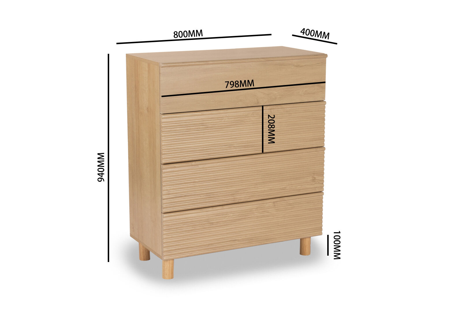 DAY - 4 Drawer Tall Chest DAY