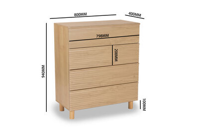 DAY - 4 Drawer Tall Chest