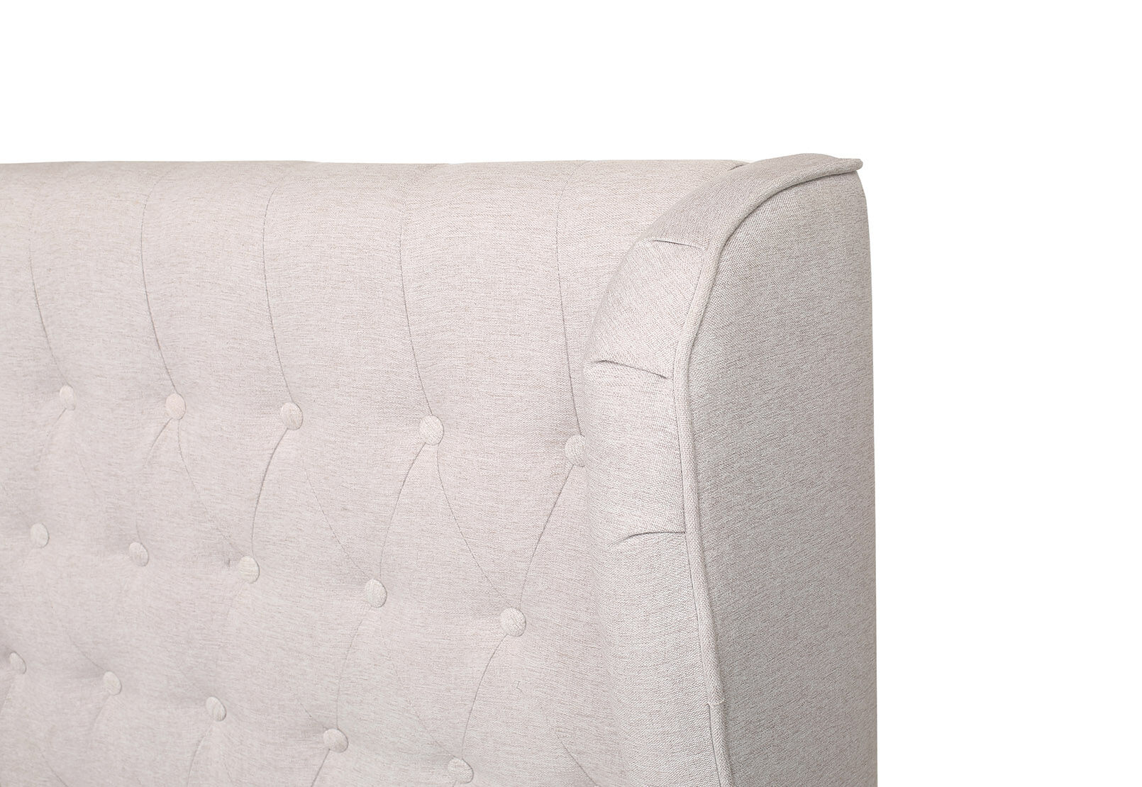 BARNSLEY - Cream Queen Headboard BARNSLEY
