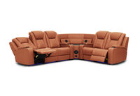 SENTINAL MK2 LEATHER - 5 Piece Corner with LHF 3 Seater SENTINAL MK2 LEATHER