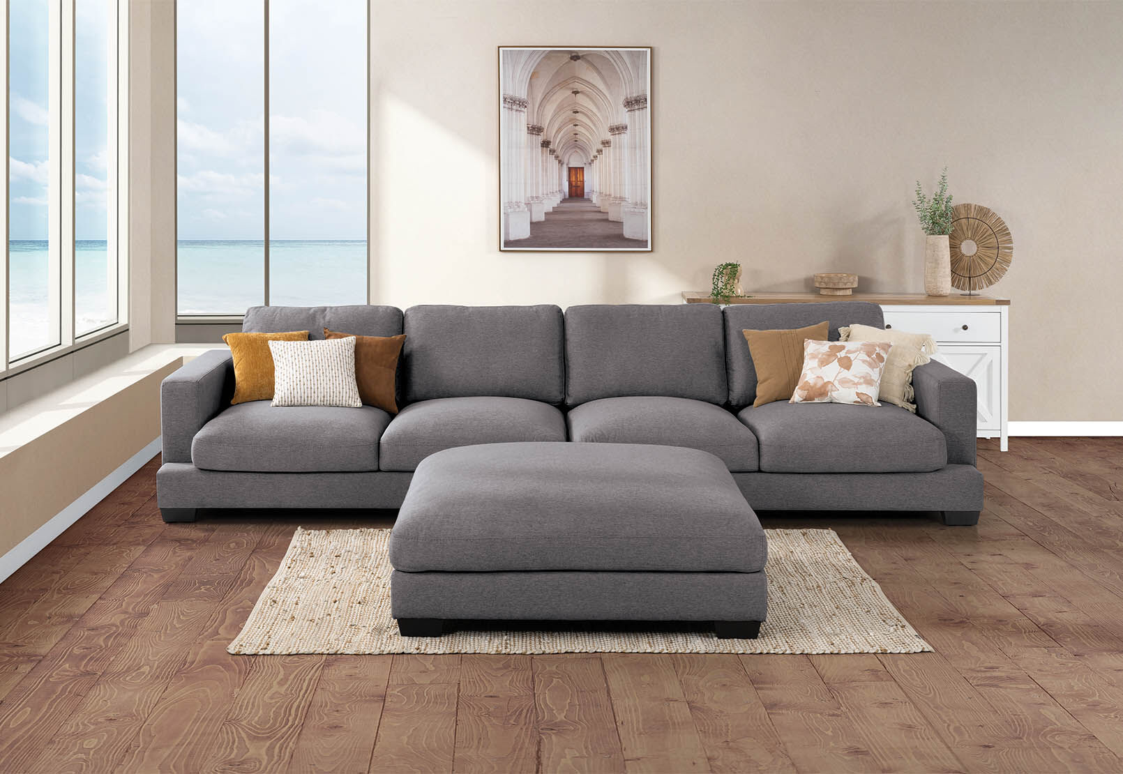 L shape best sale lounge amart