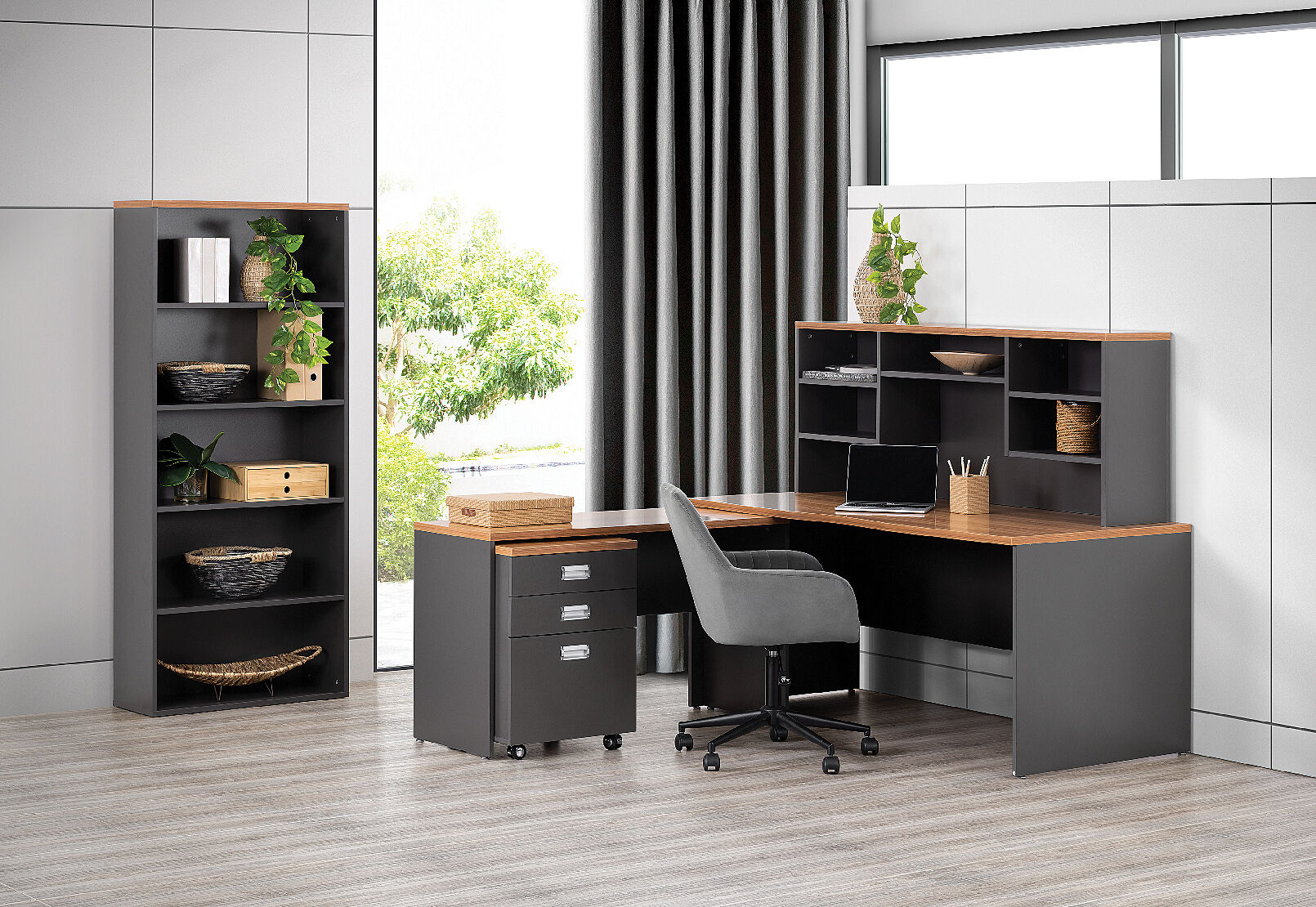 Eaglefield 5 Piece Office Package Amart Furniture