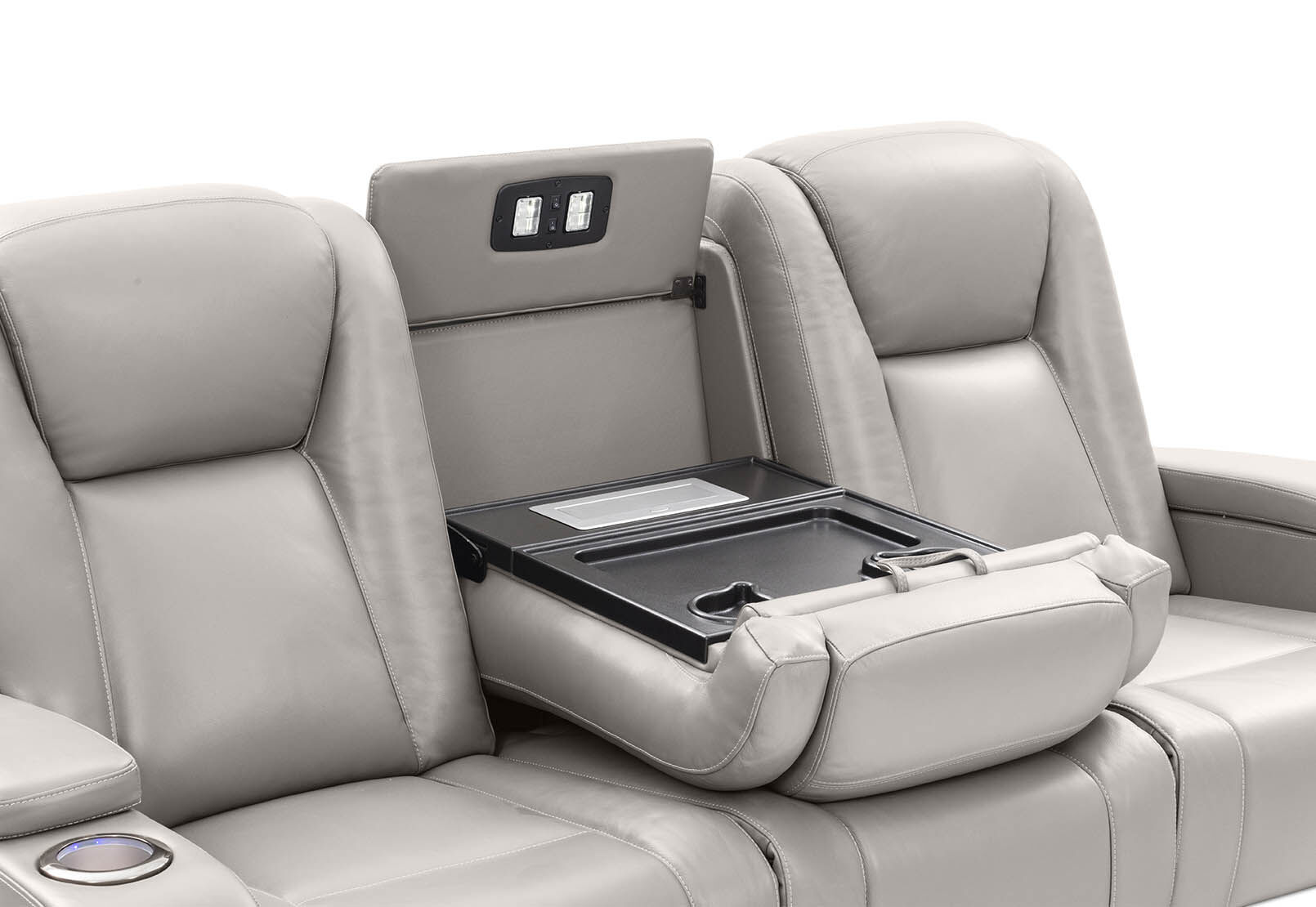 SENTINAL MK2 LEATHER - 3 Seater with 2 Electric Recliners SENTINAL MK2 LEATHER